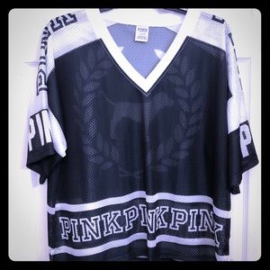 Pink Victoria secret over sized jersey